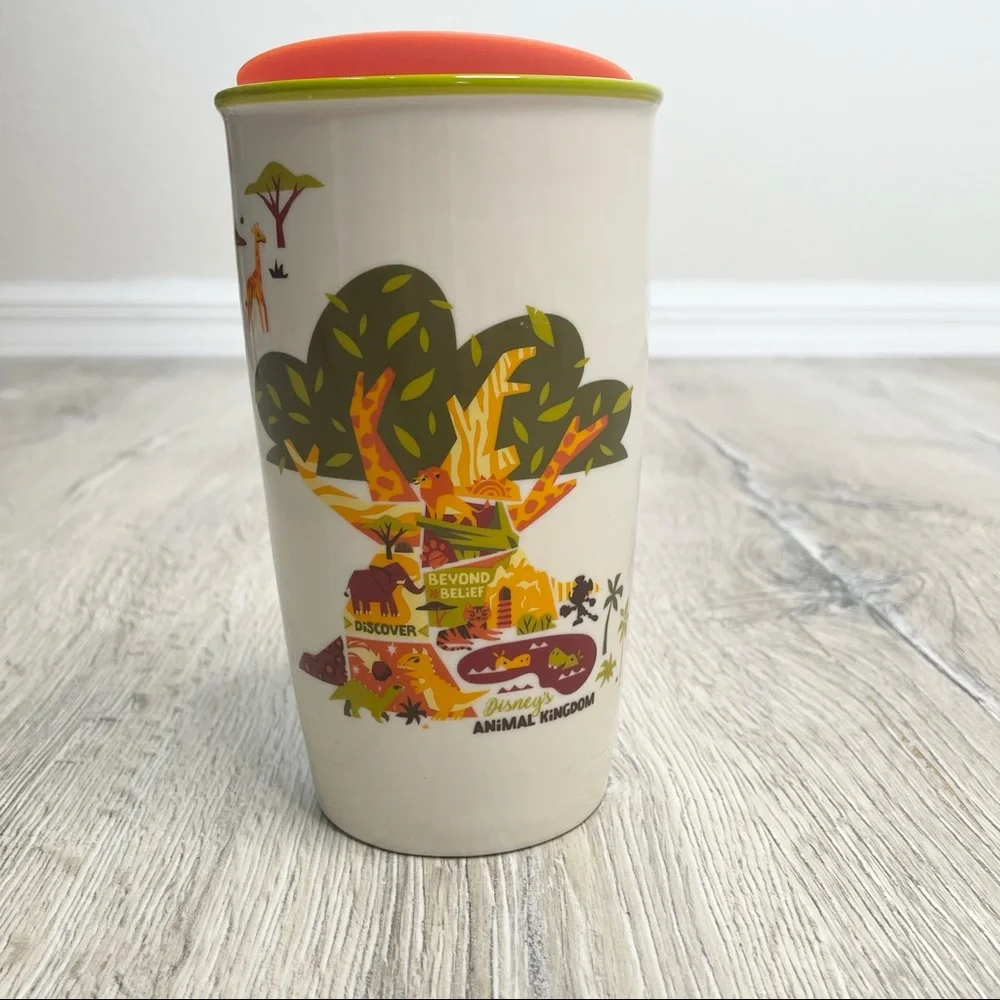 Starbucks Disney Animal Kingdom Ceramic Coffee Tumbler